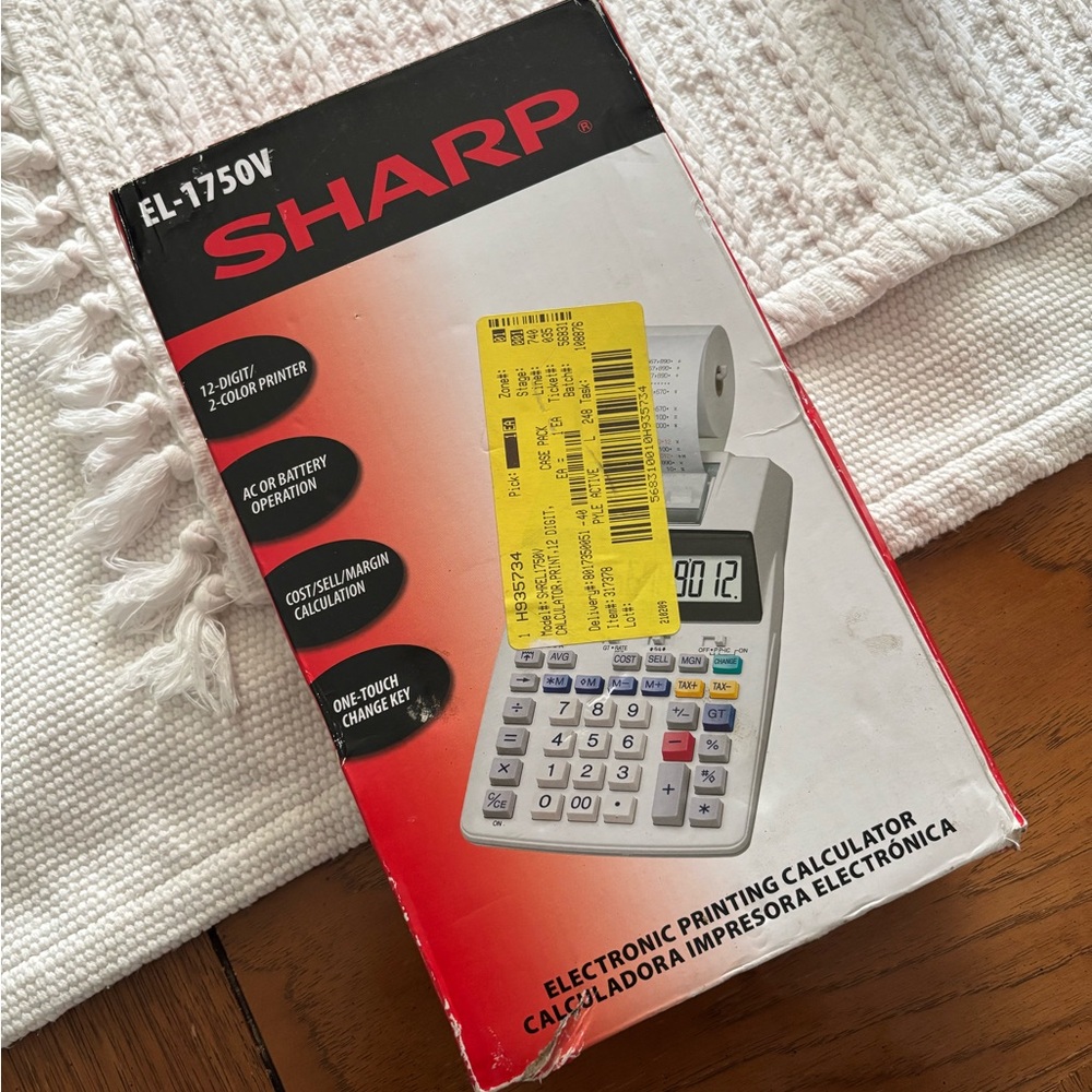 Electronic printing calculator
